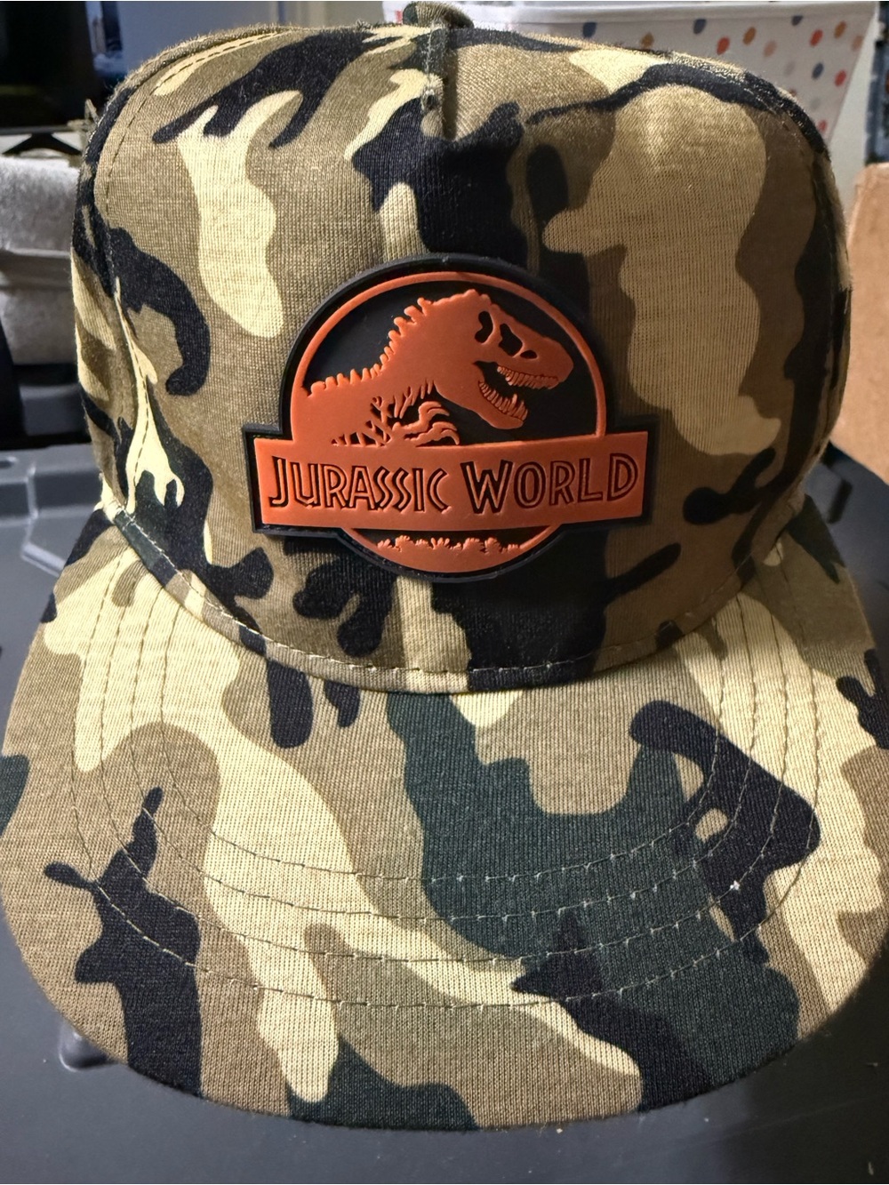 Jurassic World Kids Camouflage Hat - Tan/Green/Black